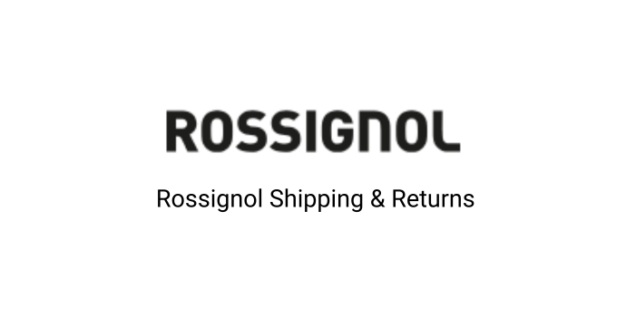 Rossignol Shipping and Returns